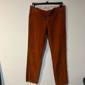 Ben Sherman rust colored EC1 corduroy pants